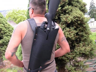 Rifle Scabbards Assorted And Some With Mounting Straps To Attach to What Ever You Ride. Horse Or Horse Powered Vehicle With Wheels. Custom, Full Grain Leather, Hand tooled, Hand made in the Okanagan, Oliver, B.C., Canada.