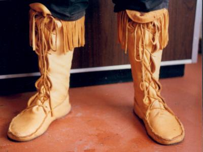 Custom Fitted Elk Skin Mukluks